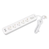 Vea VE-NOVA105U A Class 5'li 2 Usb'li Anahtarlı 1.5 Metre Akım Korumalı Priz