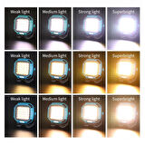 PowerMaster MX-W893 4000K - 7000K - Kırmızı 30 COB Ledli 30 Watt Çok Fonksiyonlu Çalışma Lambası (PowerBank)