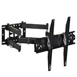 Vontech VT-952 HC Pro 55-98'' Çift Kollu Kilitli Hareketli Televizyon Duvar Askı Aparatı