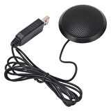 Haiki HK-102 USB 1.5 Metre Kablolu Kondenser Masaüstü Toplantı Podcast Mikrofonu