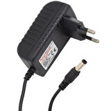 Powermaster PM-4479 12 Volt - 0.5 Amper 5.5*2.5 Mm Uçlu Plastik Kasa Priz Tipi Adaptör