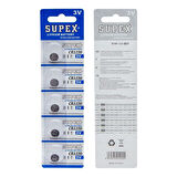 Supex CR1220 3 Volt 5'li Blister Lityum Pil