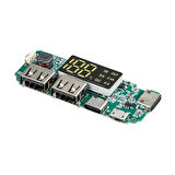 Weko WK-22852 Lityum Pil Powerbank Şarj Modülü Dijital Ekranlı Üç Port 5V-2.4A