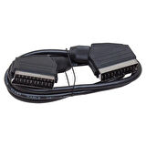 Powermaster 1.2 Metre 7 Mm Tırnaklı Scart Scart Kablo