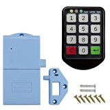 PowerMaster PM-26724 Tuş Şifreli Siyah Çekmece Dolap Kilidi (2'li Paket)