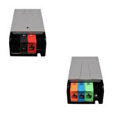 PowerMaster PM-26842 12/24/36/48 Volt 3 Amper 60 Watt Metal Kasa Kademeli Adaptör Voltaj Göstergeli 128x42x27mm