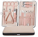 Sunup SN-27097 Paslanmaz Çelik 18in1 Profesyonel Manikür Tırnak Bakım Seti