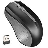 Everest SM-537 USB Siyah-Gri 2.4Ghz 1600DPI Kablosuz Optik Mouse 5 Metre Menzilli
