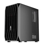 1ST PLAYER ARIYA AY7 SİYAH 650W 80+ ARGB 4X12CM FAN TEMPERLİ CAM MESH USB 3.0 ATX KASA