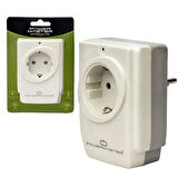 PowerMaster PM-18721 16 Amper - 3680 Watt Tekli Çocuk Korumalı 2 USB'LI 1400 Joule Akım Korumalı Priz