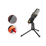 Snopy SN-340M Masa üstü siyah led mikrofon