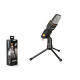 Snopy SN-340M Masa üstü siyah led mikrofon