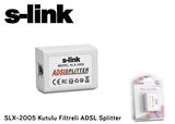 S-Link SLX-2005 ADSL filtreli ve kutulu splitter