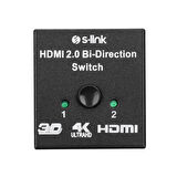 S-Link SL-LU613  2'Lİ HDMI 2 Yönlü çoklayıcı
