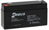 Orbus ORB-613 6 Volt 1.3 Amper Bakımsız Kuru Akü (98x25x52mm)