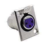 3 Pin XLR Dişi Canon Şase Konnektör CK114