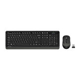 A4 TECH FG1010 KABLOSUZ STANDART GRİ Q KLAVYE MOUSE