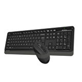 A4 TECH FG1010 KABLOSUZ STANDART GRİ Q KLAVYE MOUSE