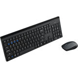 RAPOO 8110M KABLOSUZ SİYAH Q KLAVYE+MOUSE