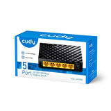 CUDY GS105D 5 PORT 10/100/1000 YONETILEMEZ DESKTOP SWITCH PLASTİK KASA