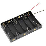 Powermaster Yan Yana 6'lı AA Pil Yuvası (IC-234B)