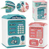 Parmak İzi Görünümlü Elektronik Şifreli Otomatik Kağıt Para Alan ATM Kumbara