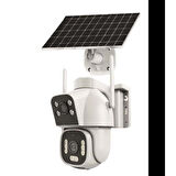 INOX 3MP Dual Lens X15 Solar Kamera (4G SİM Destekli)
