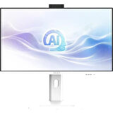 MSI 27" MODERN AM273QP Aı 1UM-242TR ULTRA 5 125H-32GB DDR5 RAM-1TB NVME-W11H BEYAZ (2560X1440)