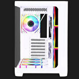 GAMEBOOSTER GB-G2852W 7-FANLI GAMING MID-TOWER PC KASASI BEYAZ
