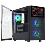 POWERBOOST PB-P4367BB LCD Mesh Panel Gaming Mid-Tower PC Kasası