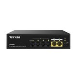 TENDA 6port-4port PoE 55w 2-Uplink Gigabit Yönetilemez Switch SG106PC