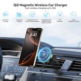 UNITEK Qi2 ARAÇ İÇİ MANYETİK KABLOSUZ ŞARJ (P1404ABK01)