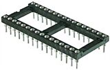 Precision Soket, 20 Pin, Bacak aralığı 15,24 mm 
