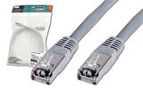 Digitus CAT. 5E SF-UTP Patch Kablo, 1 metre, AWG 26, Gri Renk 