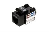 Digitus CAT.6 Keystone Jack, zırhsız, RJ45, siyah Renk, LSA
Digitus CAT 6 Keystone Jack, unshielded RJ45 to LSA, color black