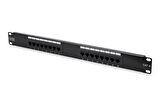Digitus 19 Inch 16 Port Cat-6 UTP Patch Panel, 50 μ (Mikron), Altın Kontak, Zırhsız 