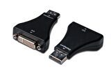 DisplayPort (DP)  DVI-I  Adaptörü, DP Erkek - DVI-I (24+5) Dişi 
 