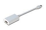 Mini DisplayPort (mini DP)  HDMI Adaptörü, mini DP Erkek - HDMI tip A Dişi, 0.15 metre, DP 1.1a uyumlu, UL, beyaz renk
