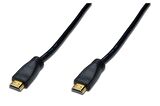 HDMI High Speed Bağlantı Kablosu (HDMI 1.3), 1080p, HDMI tip A Erkek - HDMI tip A Erkek, 10 metre, CU, AWG28, 2x zırhlı, amplifikatörlü, UL, altın kaplama, siyah renk