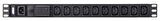 1U 10A 10Port Basic PDU/Power Distribution Unit (Elektrik Güç Dağıtım Ünitesi), Surge (Darbe) Gerilimi Korumalı