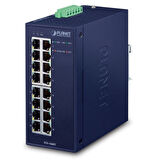 Endüstriyel Tip Yönetilemeyen Switch (Industrial Unmanaged Ethernet Switch)
16-Port 10/100/1000T
IP30, -40~75 Derece C