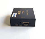 Beek HDMI  RCA Video (Görüntü) &amp; Audio (Ses) Sinyal Çeviricisi, 1 x HDMI giriş, 1 x mini USB giriş (güç), 1 x AV (CVBS) çıkışı (Cinch yuva), 1 x Sağ Hoparlör çıkışı (Cinch yuva), 1 x Sol Hoparlör çıkışı (Cinch yuva)
Beek HDMI t