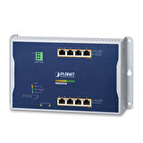 Endüstriyel Duvar Tip PoE Yönetilebilir Switch (Industrial Wall-mount PoE Managed Switch)
8-Port 10/100/1000BASE-T
2 x 100/1000X SFP 
PoE Injector Portlar:
4 x 10/100/1000T 802.3bt PoE++ Injector (Port-1 ila Port-4 