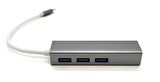 Beek 3 Port USB 3.0 Tip C Hub, 1 x 10/100/1000 RJ45 Dişi Yuva, 3 x USB A Dişi port, 1 x USB C Erkek port 