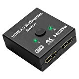 POWERMASTER PM-19903 4K2K 2 PORT ÇİFT YÖNLÜ HDMI SPLITTER BİRLEŞTİRİCİ VE DAĞITICI