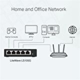 TP-LINK LS105G 5 PORT GIGABIT METAL KASA SWITCH