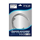 INCA ICAT6-0,50G 0,50MT CAT6 UTP PATCH KABLO GRİ