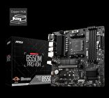 MSI B550M PRO-VDH DDR4 4400MHZ 1XVGA 1XDMI 1XDP 2XM.2 USB 3.2 MATX AM4 (AMD 5000 VE 3000 SERİSİ İŞLEMCİ UYUMLU)