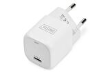 Digitus USB-C™ Mini Şarj Adaptörü, 20W, PD 3.0, beyaz renk
Digitus USB-C™ Mini Charging Adapter, 20W 20W, PD 3.0, white 