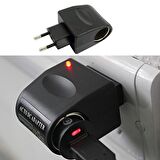 POWERMASTER PM-15950 AC TO DC 220 VOLT ÇAKMAK FİŞİ ÇEVİRİCİ ADAPTÖR (INPUT:220V - OUTPUT:12V-500MA)